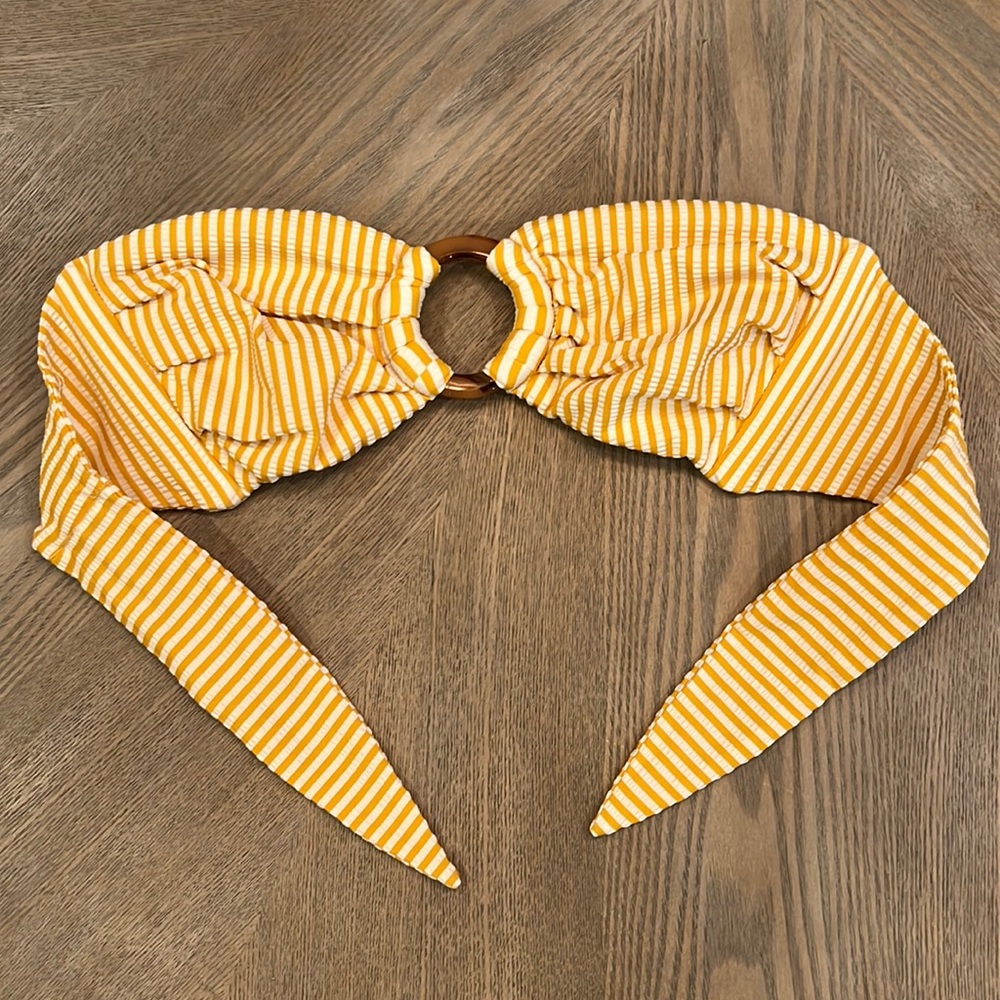 Montce strapless swim top!